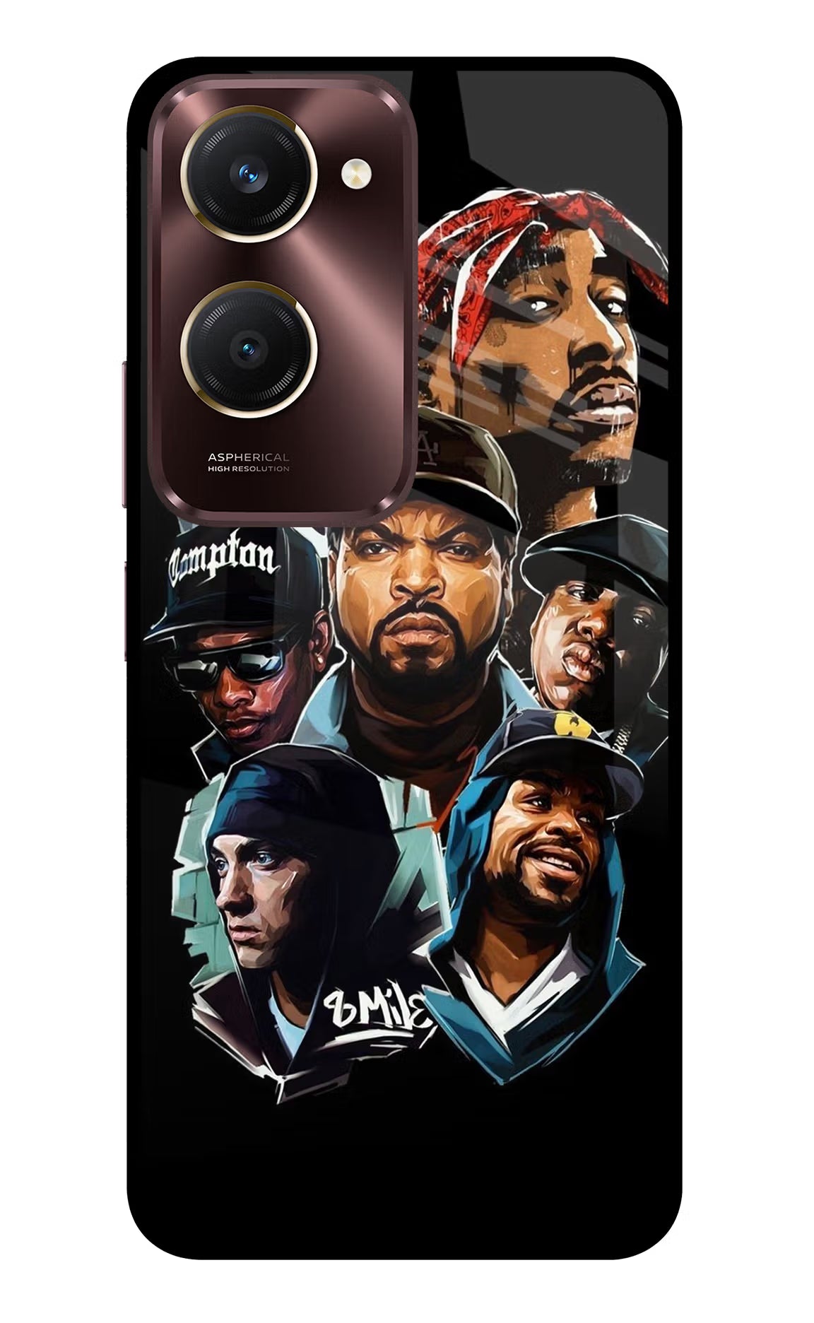 Rappers Vivo Y28s 5G Glass Case