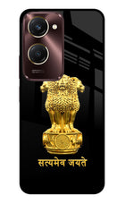 Satyamev Jayate Golden Vivo Y28s 5G Glass Case