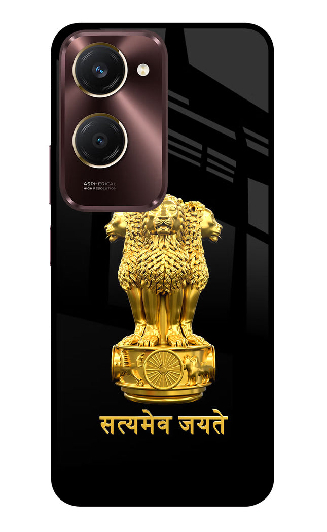 Satyamev Jayate Golden Vivo Y28s 5G Glass Case
