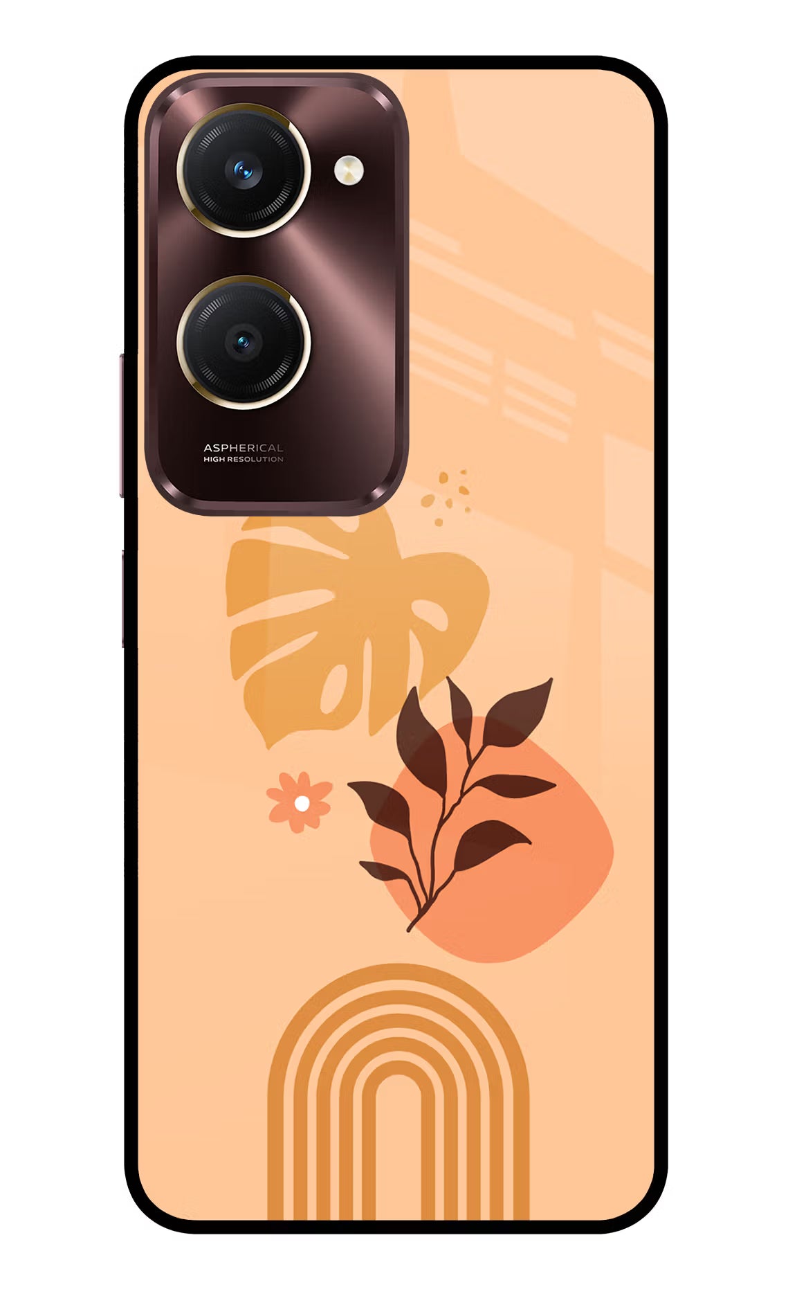 Bohemian Art Vivo Y28s 5G Glass Case