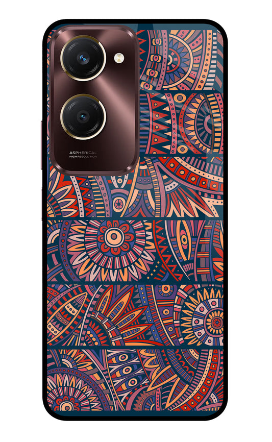 African Culture Design Vivo Y28s 5G Glass Case