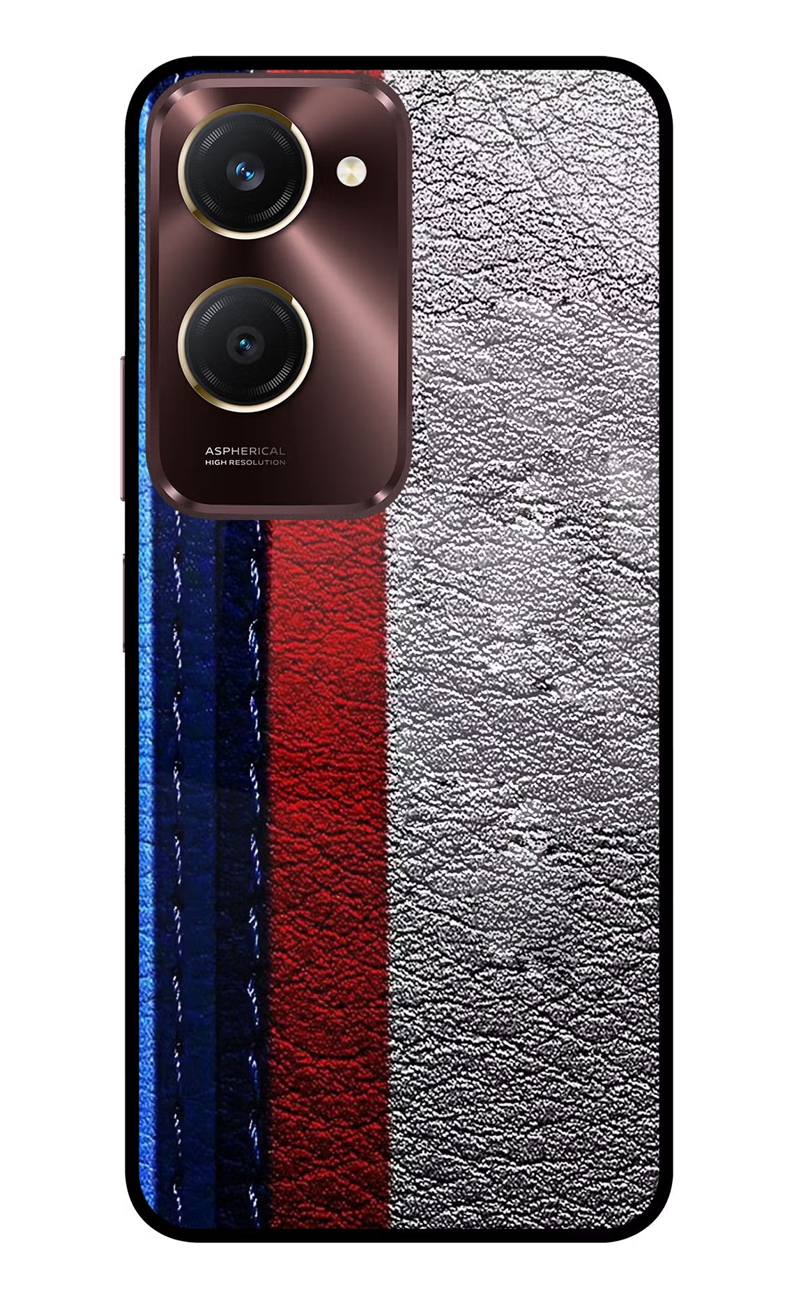 BMW Stripes Vivo Y28s 5G Glass Case