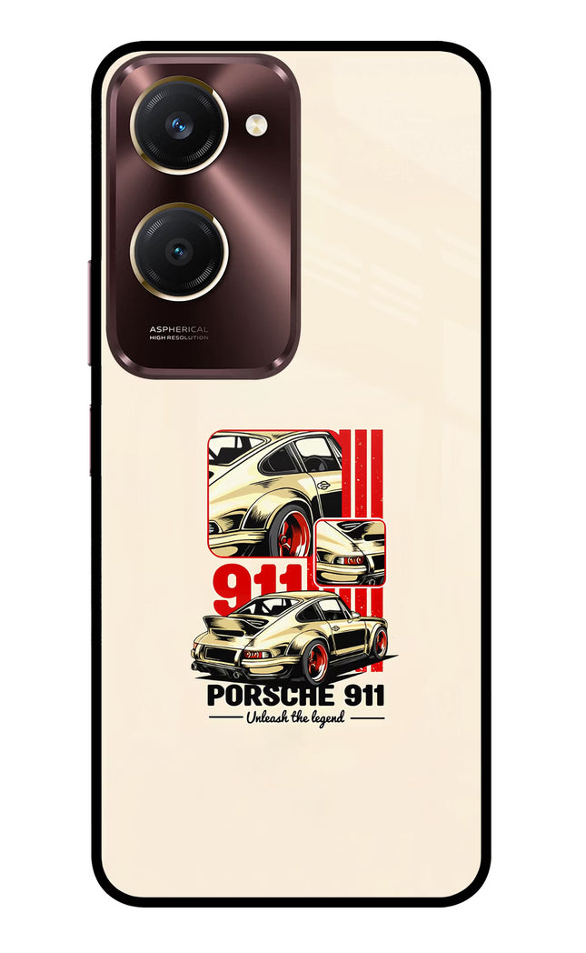 Classic Porsche 911 Vivo Y28s 5G Glass Case