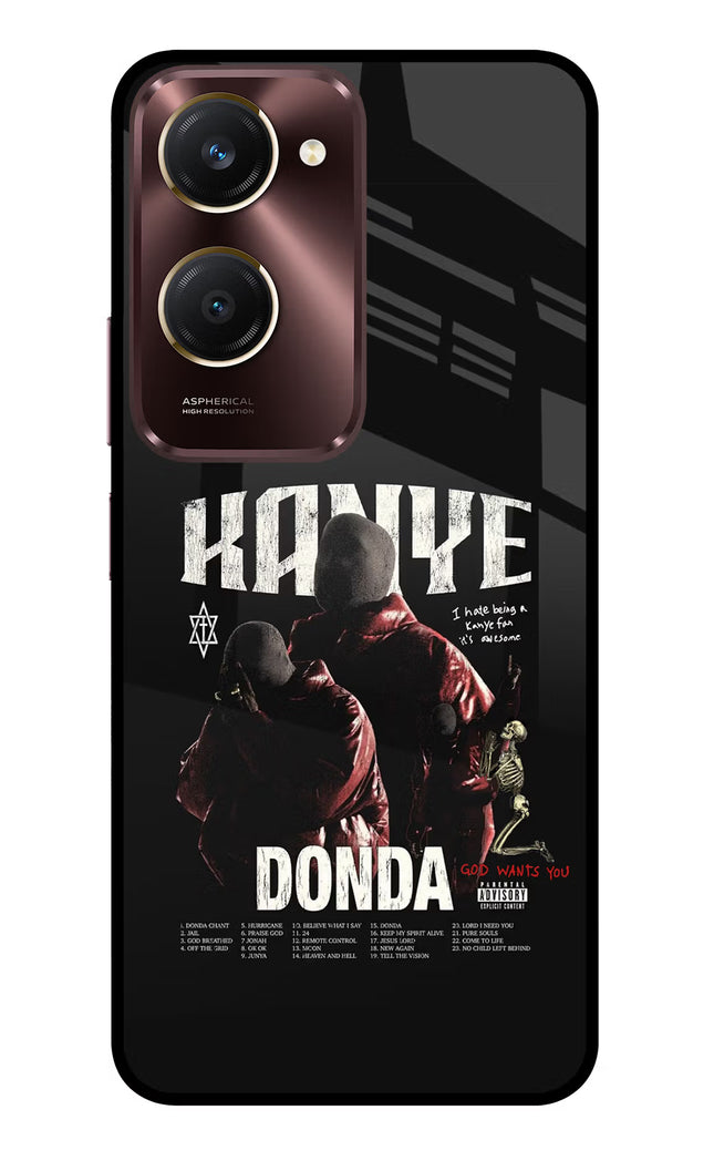 Donda Kanye West Vivo Y28s 5G Glass Case