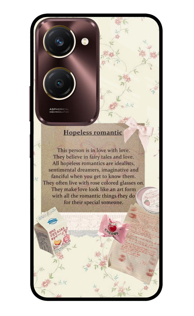 Hopeless Romantic Vivo Y28s 5G Glass Case
