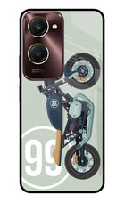 Classic Cafe Racer 99 Vivo Y28s 5G Glass Case