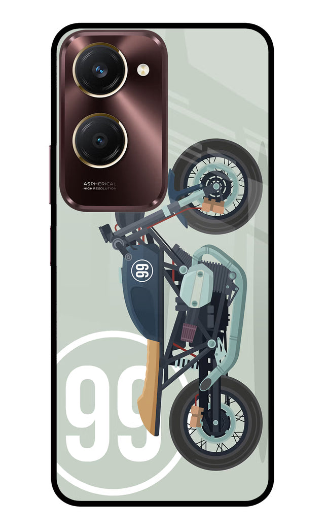 Classic Cafe Racer 99 Vivo Y28s 5G Glass Case