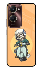 Undead Biker Vivo Y28s 5G Glass Case