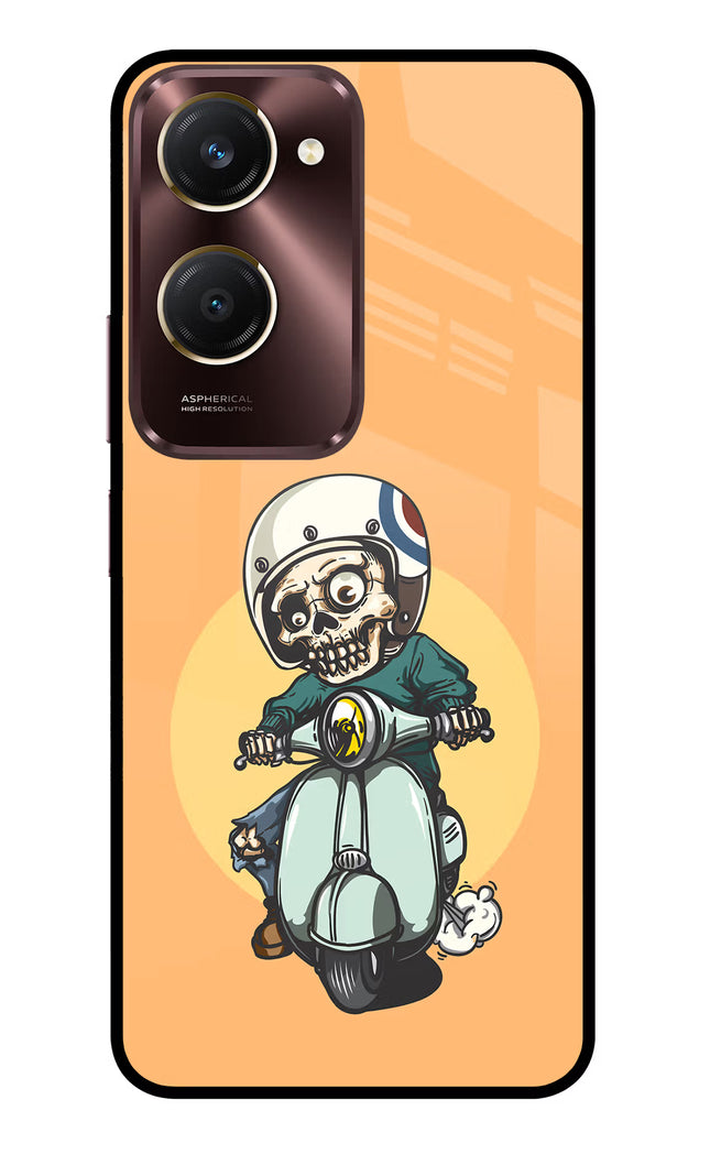 Undead Biker Vivo Y28s 5G Glass Case