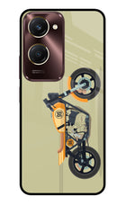 Vertical Speedster Vivo Y28s 5G Glass Case