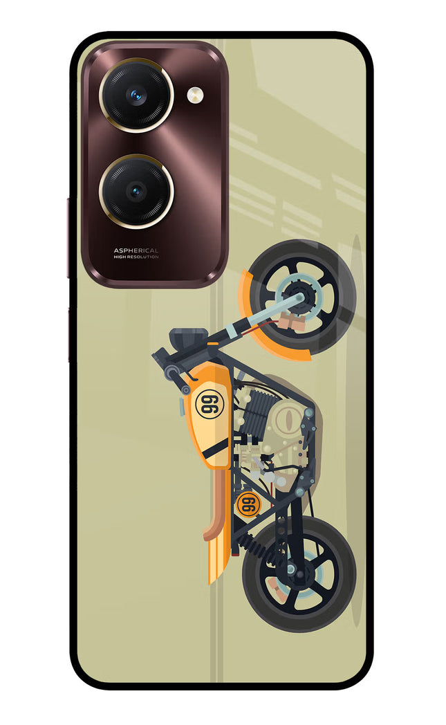 Vertical Speedster Vivo Y28s 5G Glass Case