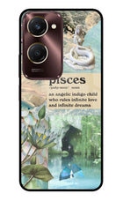 Pisces Zodiac Vivo Y28s 5G Glass Case