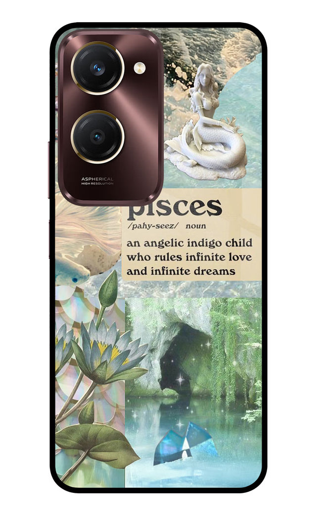 Pisces Zodiac Vivo Y28s 5G Glass Case