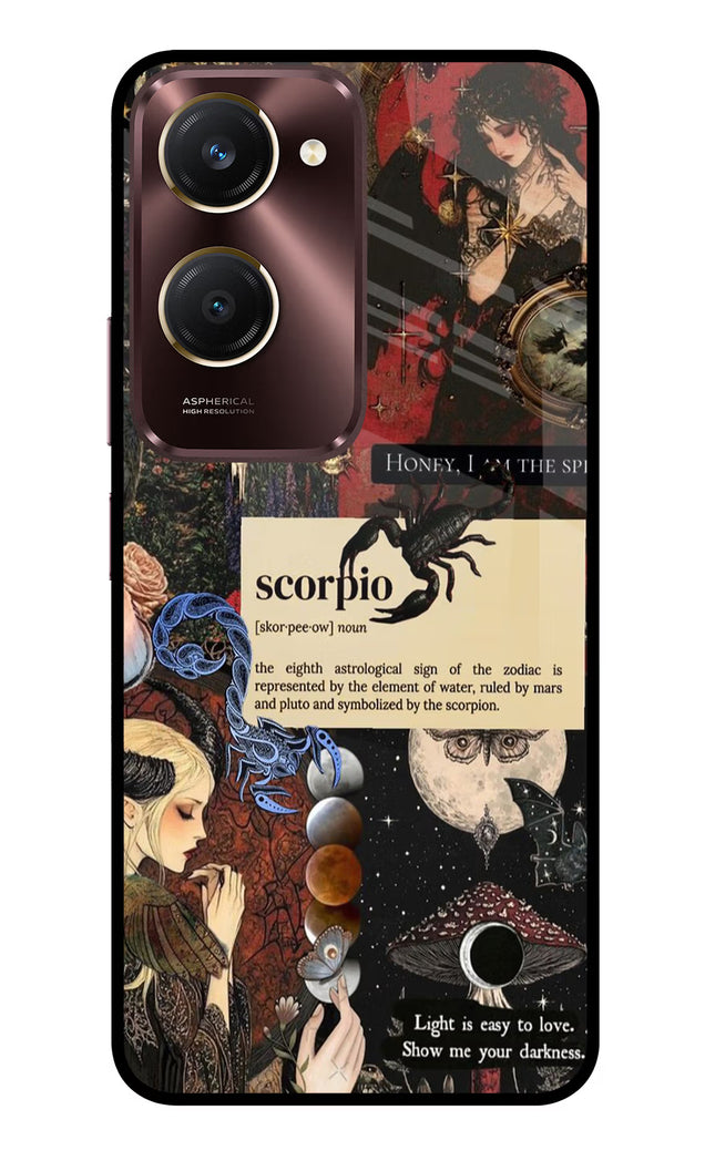 Scorpio Zodiac Vivo Y28s 5G Glass Case