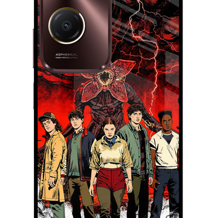 Ordinary Things Characters Vivo Y28s 5G Glass Case