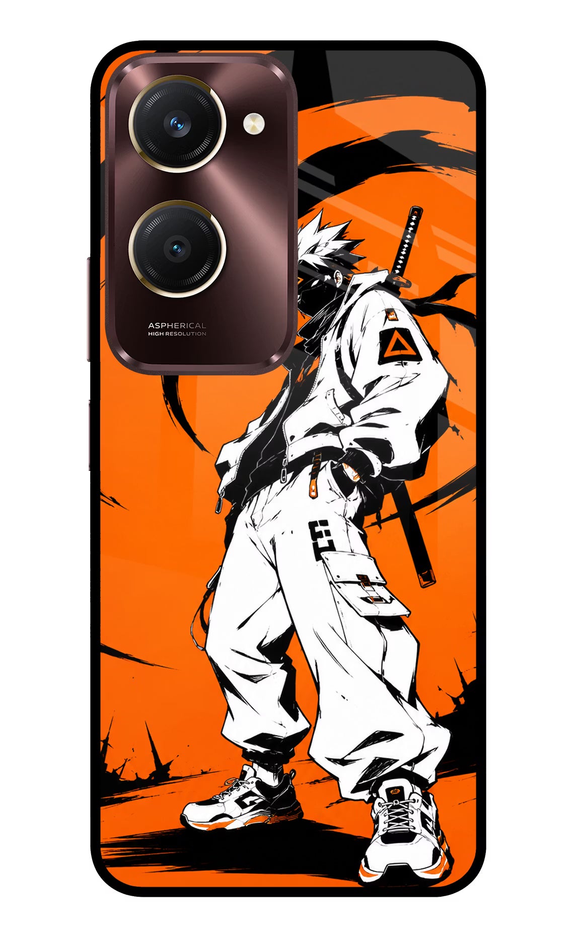 Street Samurai  Vivo Y28s 5G Glass Case