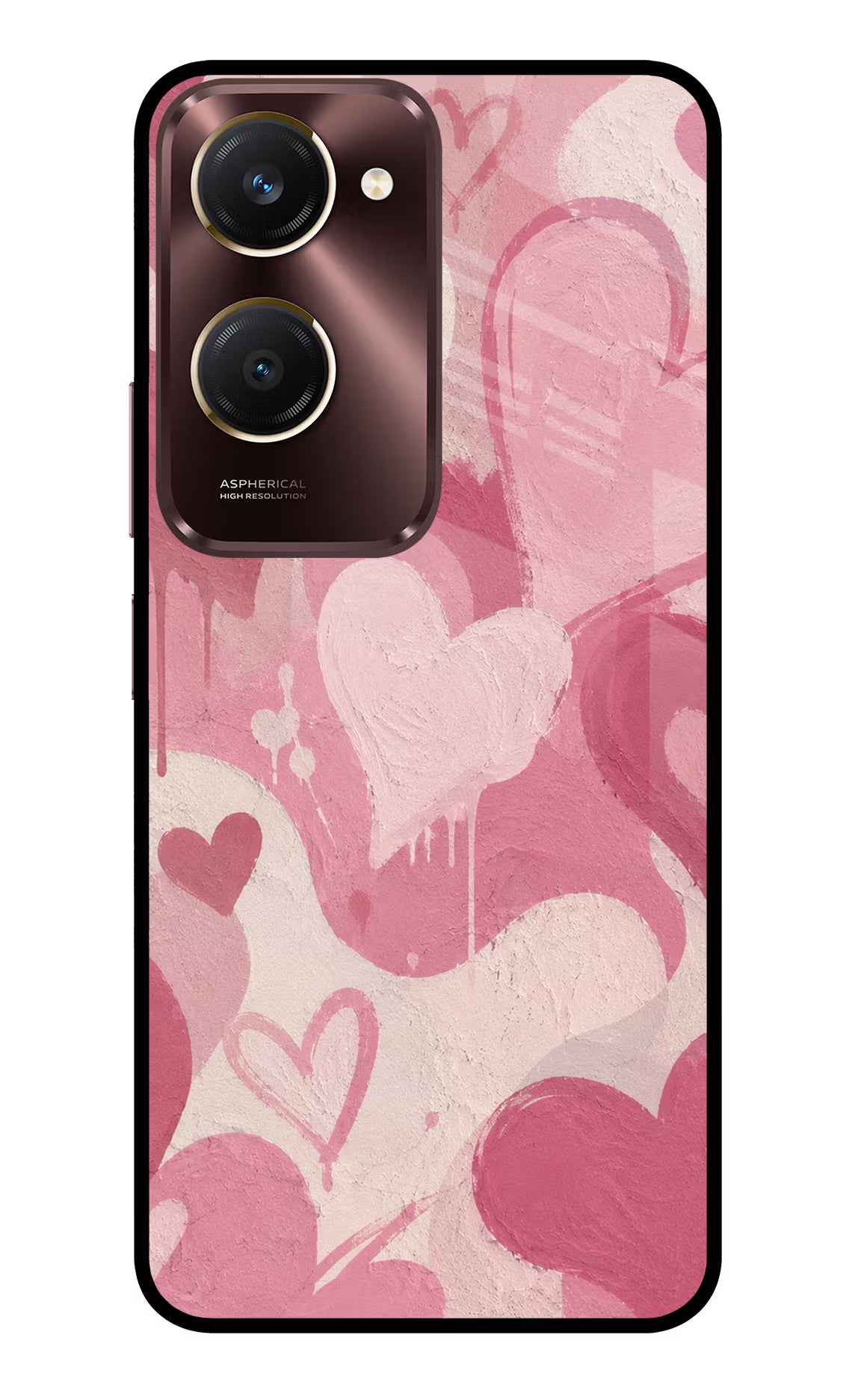 Hearty case Vivo Y28s 5G Glass Case