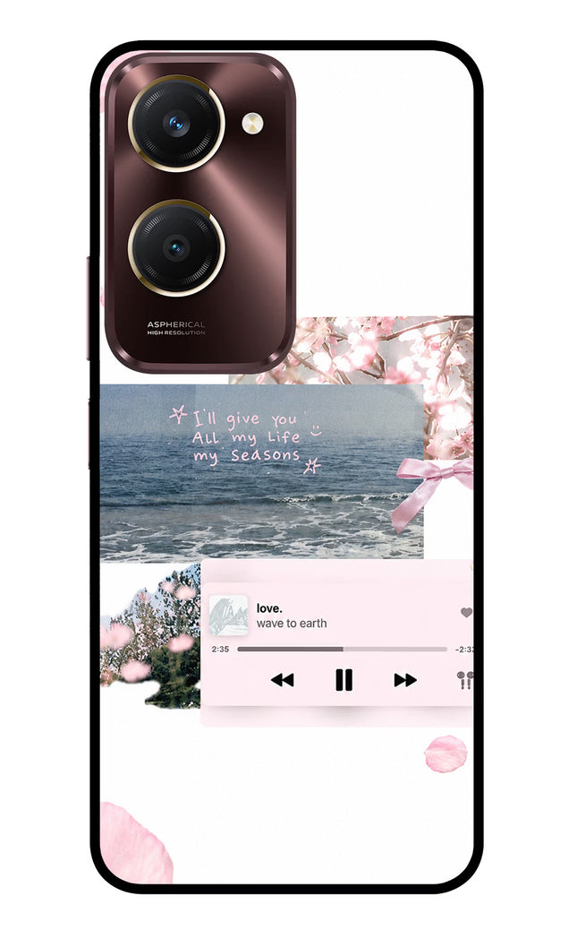 Wave to earth Vivo Y28s 5G Glass Case