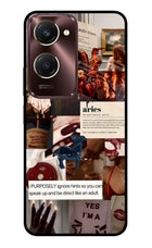 Zodiac Aries Vivo Y28s 5G Glass Case