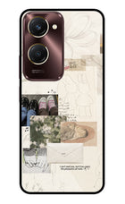 Soft Aesthetic Vivo Y28s 5G Glass Case