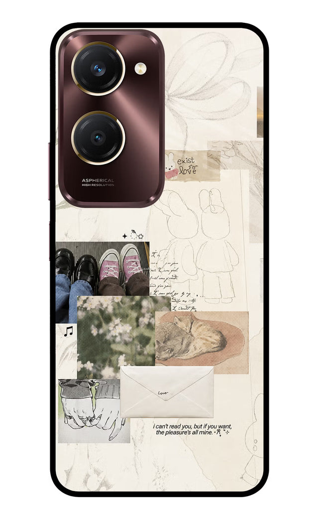 Soft Aesthetic Vivo Y28s 5G Glass Case