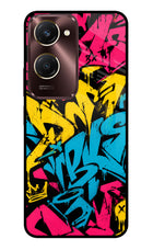 Graffiti Vibe Vivo Y28s 5G Glass Case