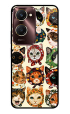 Cool Cat Vivo Y28s 5G Glass Case