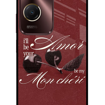 Velvet Cherry Vivo Y28s 5G Glass Case