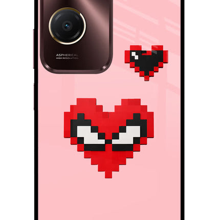 Gwen Heart Vivo Y28s 5G Glass Case