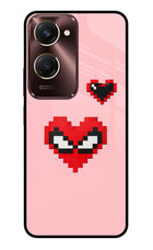 Gwen Heart Vivo Y28s 5G Glass Case