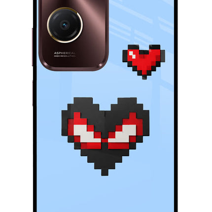 Peter Heart Vivo Y28s 5G Glass Case