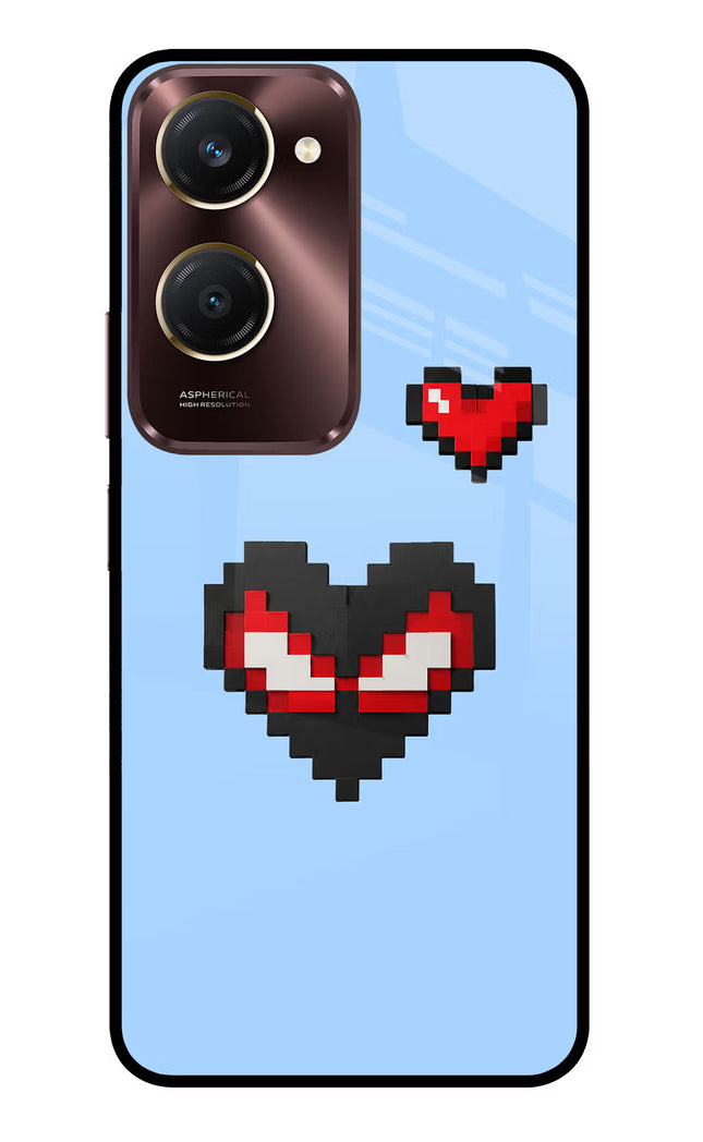 Peter Heart Vivo Y28s 5G Glass Case