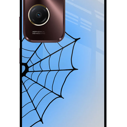 Blue Web Vivo Y28s 5G Glass Case