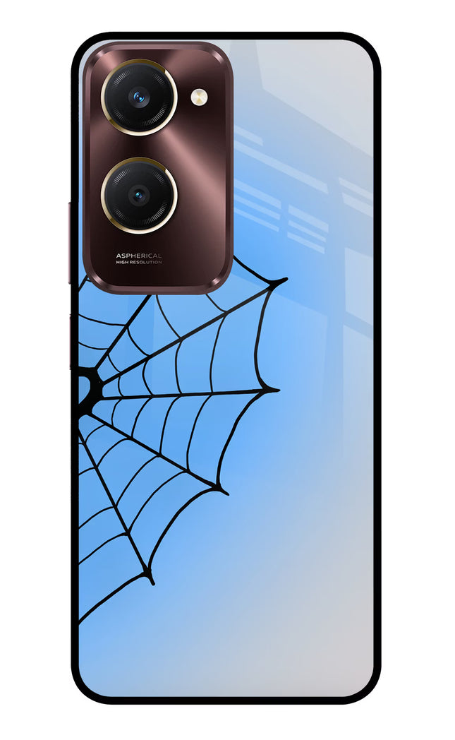 Blue Web Vivo Y28s 5G Glass Case