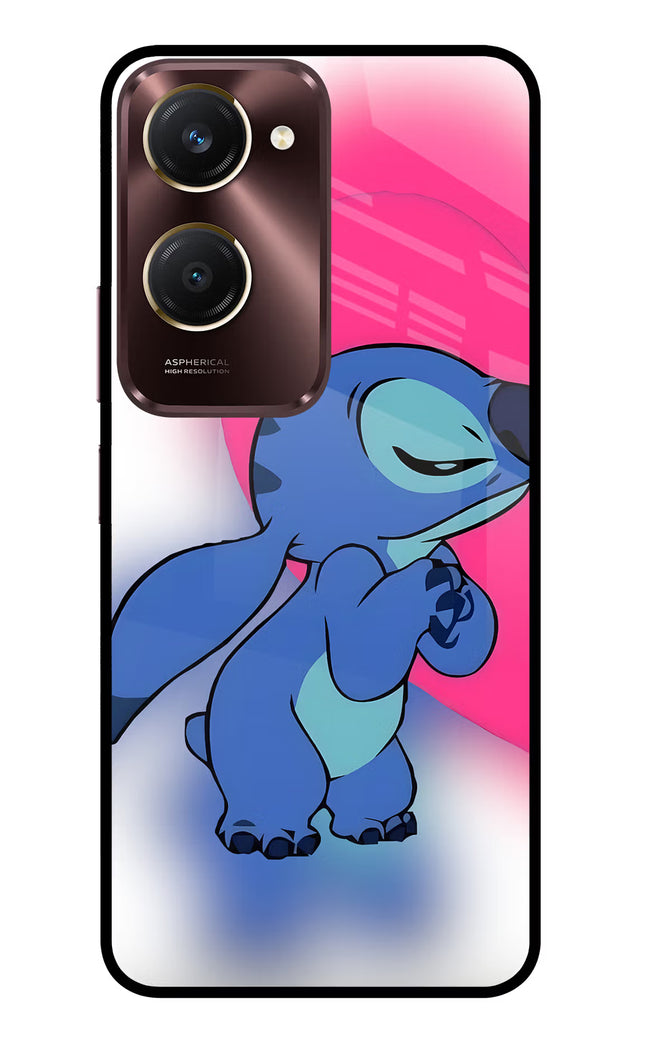 Stitch Hug Vivo Y28s 5G Glass Case