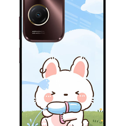 Bunny Treat Vivo Y28s 5G Glass Case
