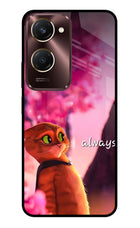 Always Cat Vivo Y28s 5G Glass Case