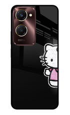 Kitty Charm Vivo Y28s 5G Glass Case