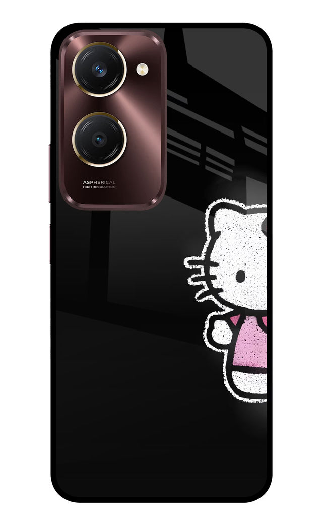 Kitty Charm Vivo Y28s 5G Glass Case