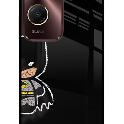 Bat Kitty Vivo Y28s 5G Glass Case