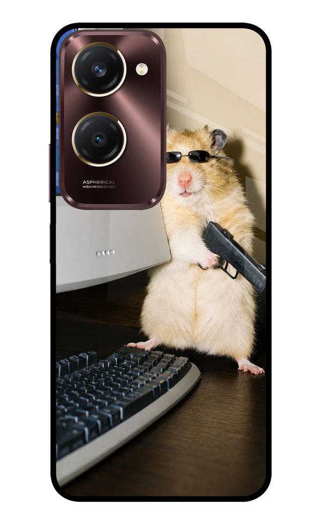Hacker Hamster Vivo Y28s 5G Glass Case
