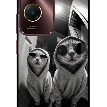 Hood Cats Vivo Y28s 5G Glass Case