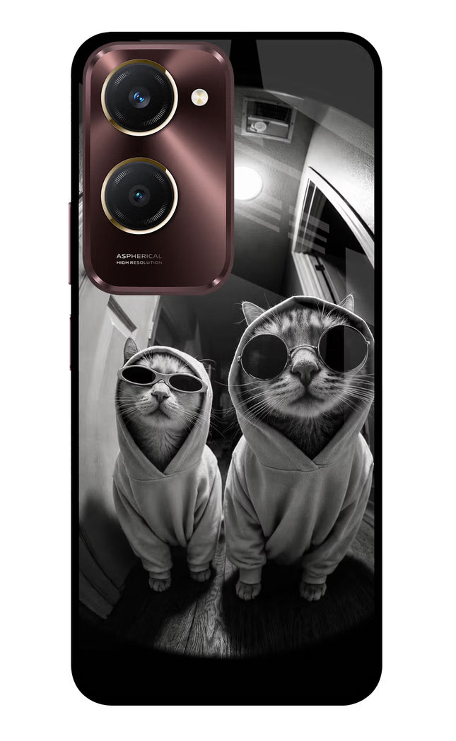 Hood Cats Vivo Y28s 5G Glass Case