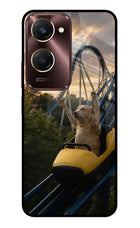 Rollercoaster Dog Vivo Y28s 5G Glass Case