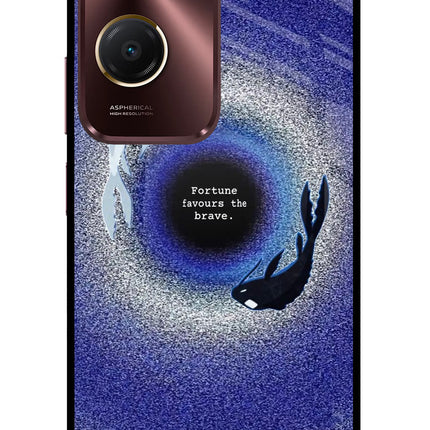 Dark Koi Vivo Y28s 5G Glass Case