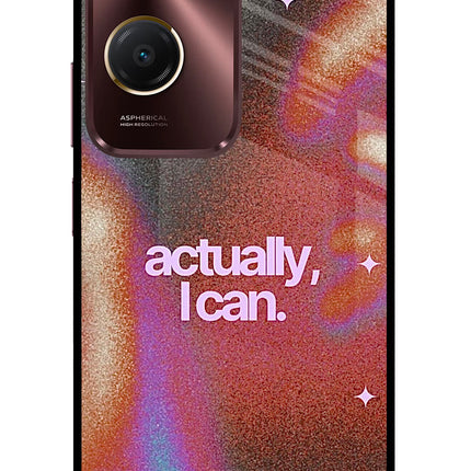 Pink Aura Vivo Y28s 5G Glass Case