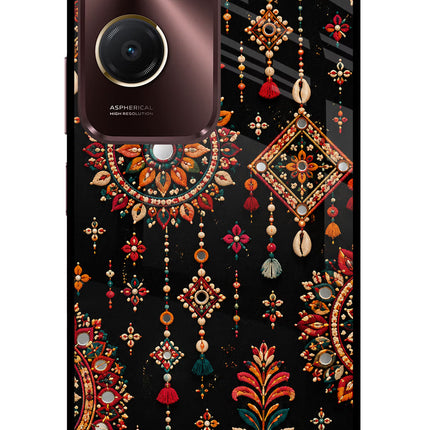 Boho Noir Vivo Y28s 5G Glass Case