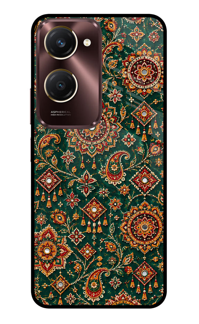 Green Pataka Vivo Y28s 5G Glass Case