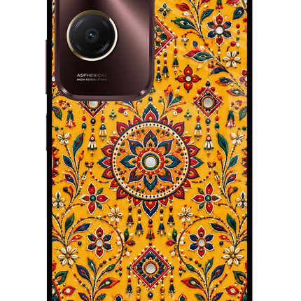 Sunlit Aura Vivo Y28s 5G Glass Case