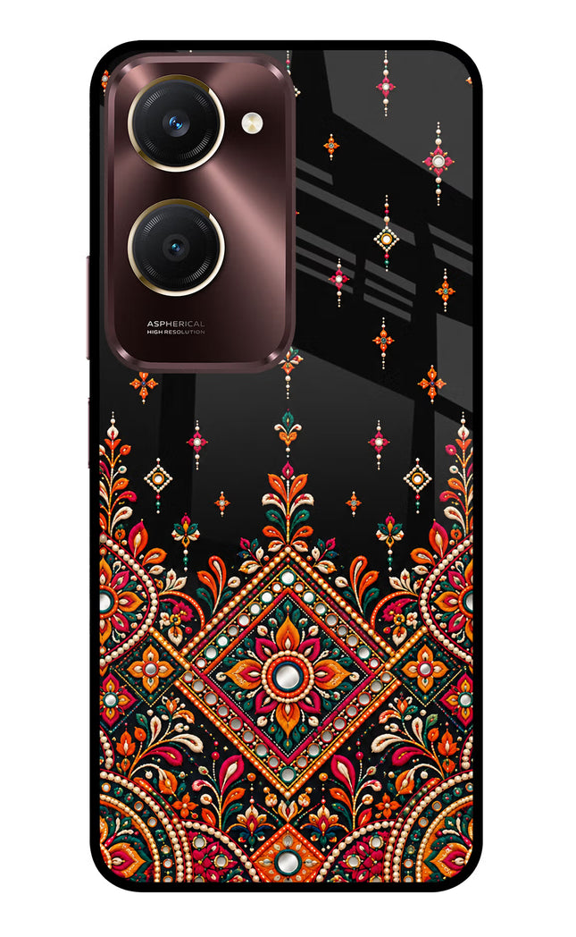 Noir Mehfil Vivo Y28s 5G Glass Case
